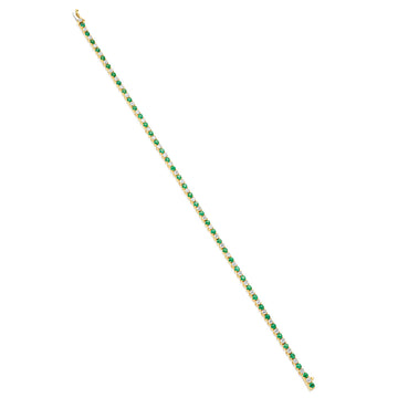 Emerald and Diamond Bracelet