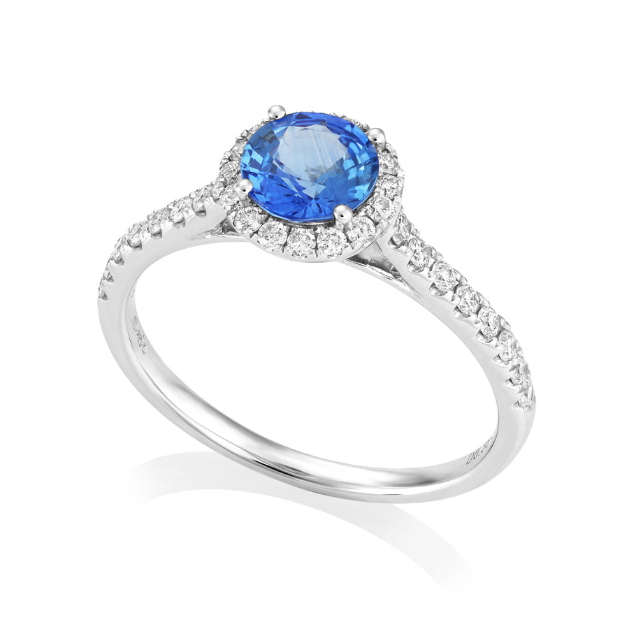 Sapphire and Diamond Ring