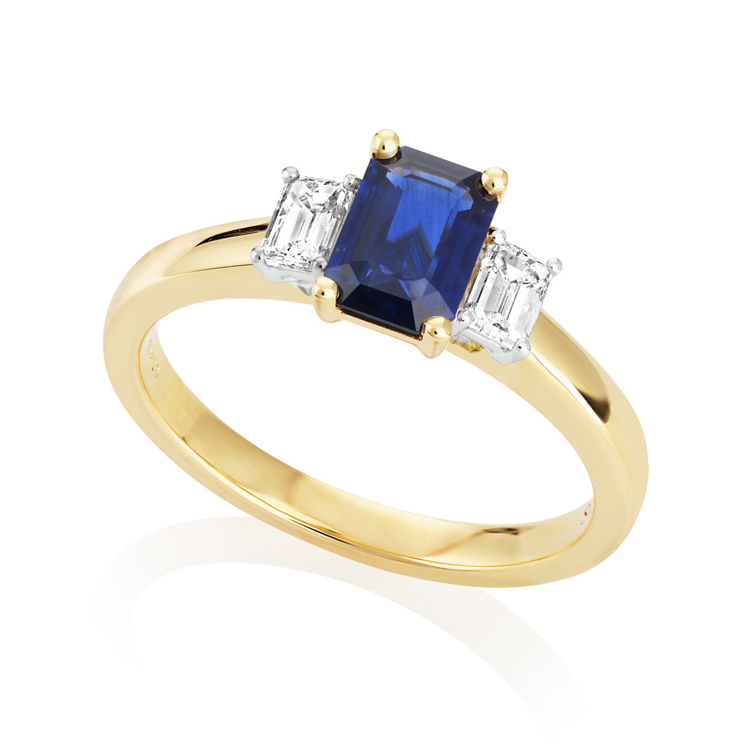 Sapphire and Diamond Ring