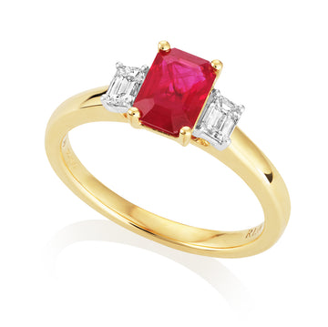 Ruby and Diamond Ring