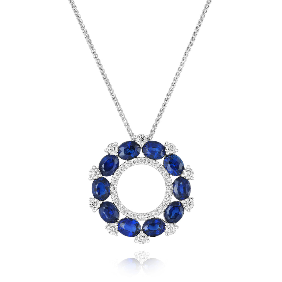 Sapphire and Diamond Pendant