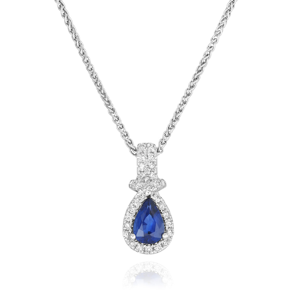 Sapphire and Diamond Pendant