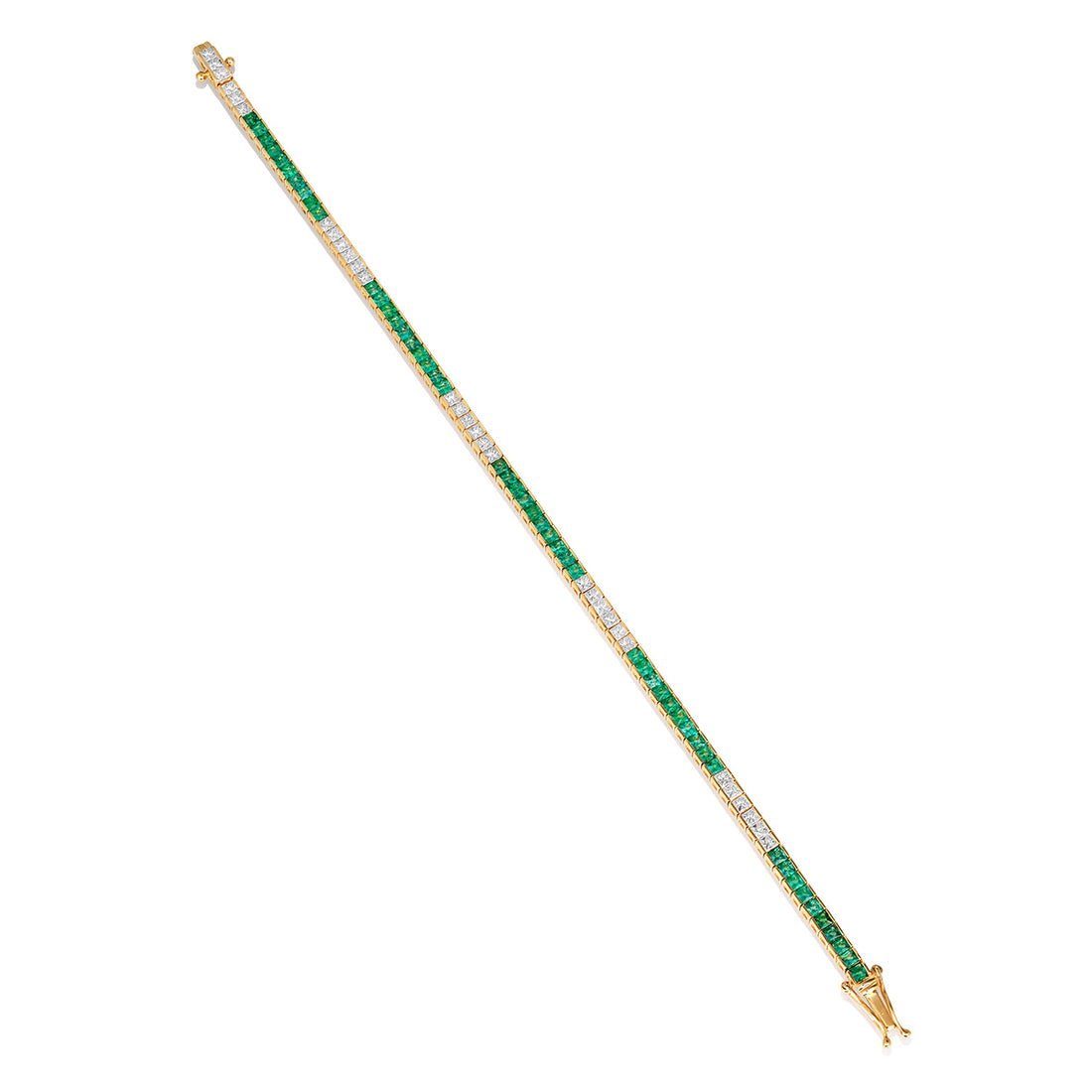 Emerald and Diamond Bracelet