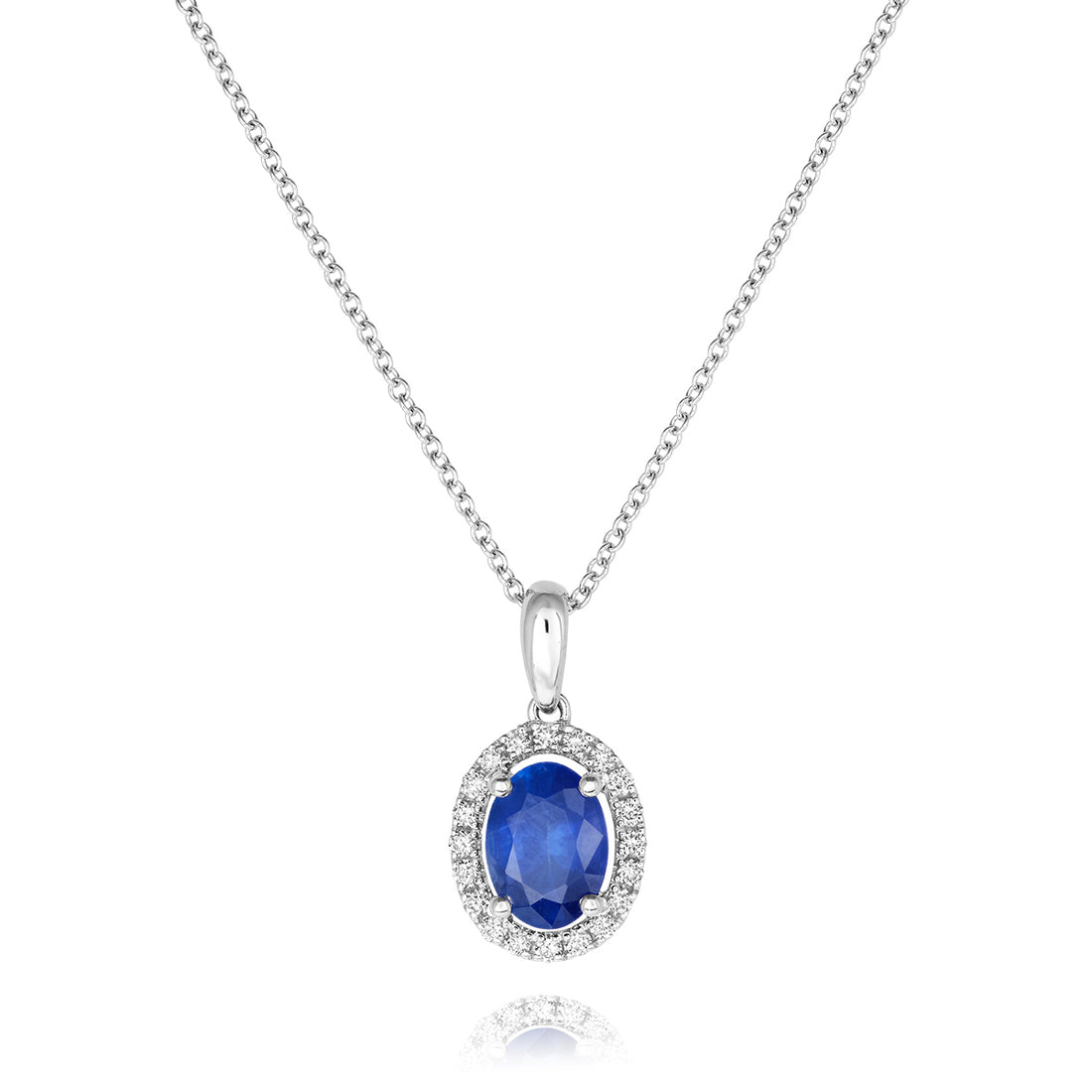 Sapphire and Diamond Pendant