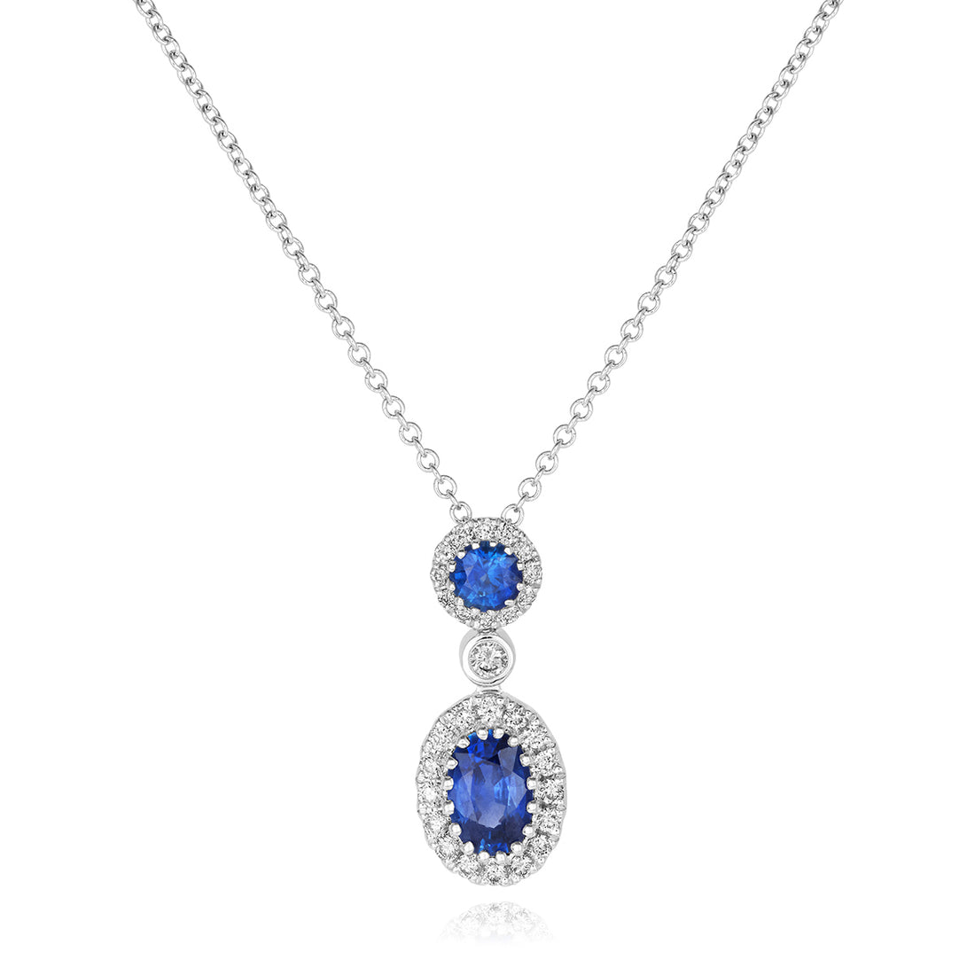 Sapphire and Diamond Pendant
