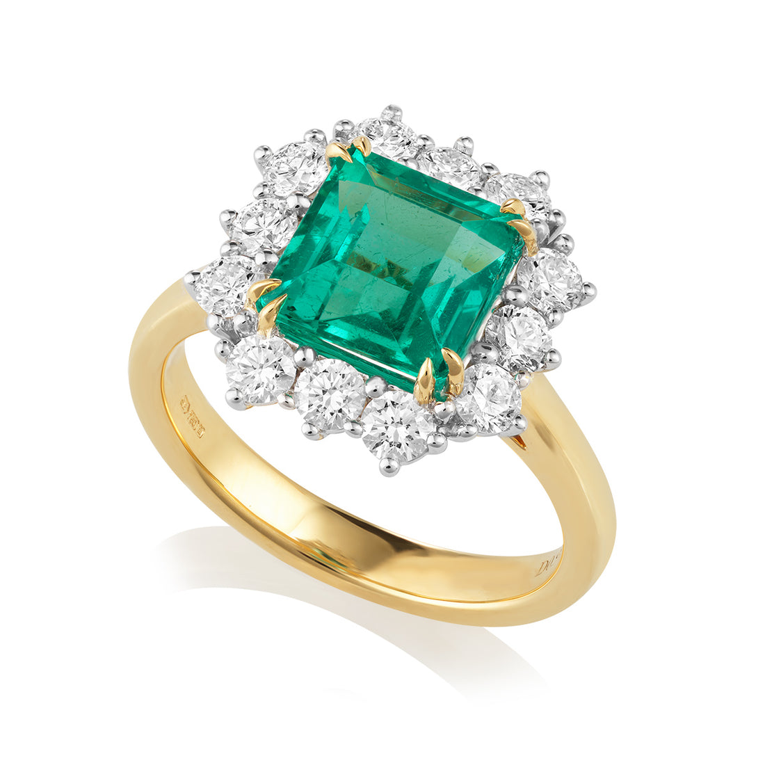 Emerald and Diamond Ring