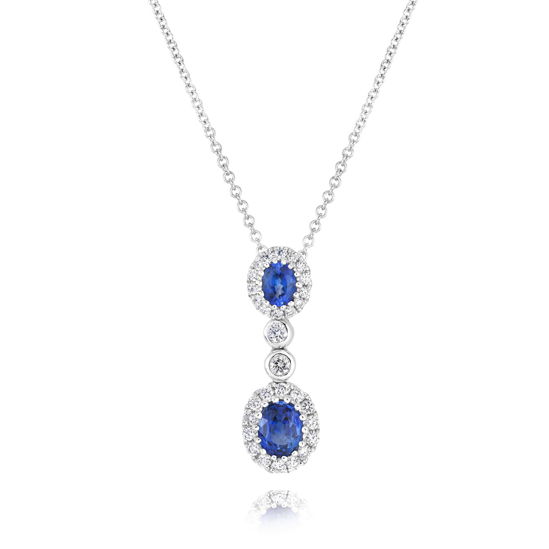 Sapphire and Diamond Pendant