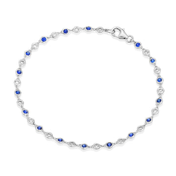 Sapphire and Diamond Bracelet