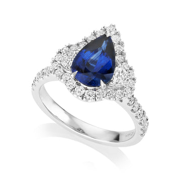 Sapphire and Diamond Ring