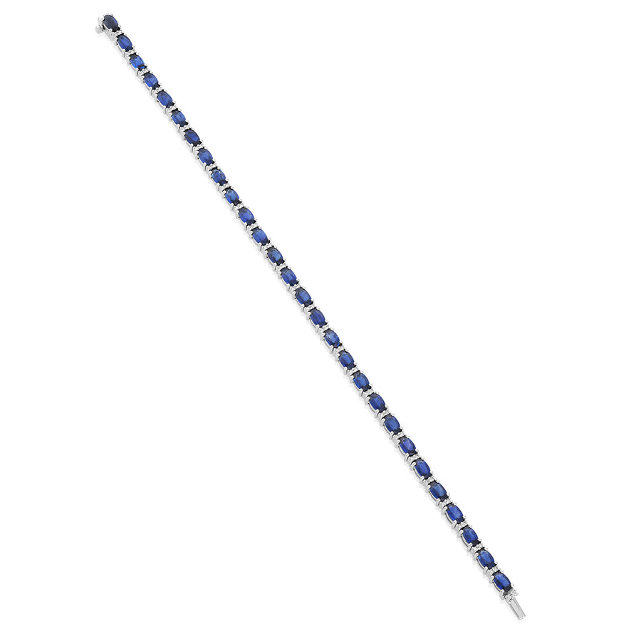 Sapphire and Diamond Bracelet