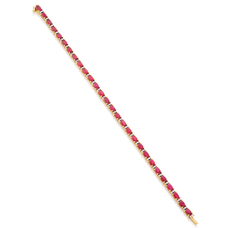 Ruby and Diamond Bracelet