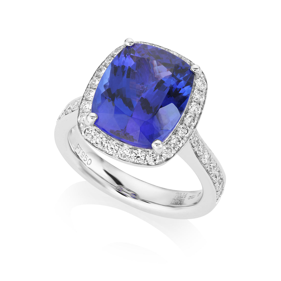 Tanzanite and Diamond Ring