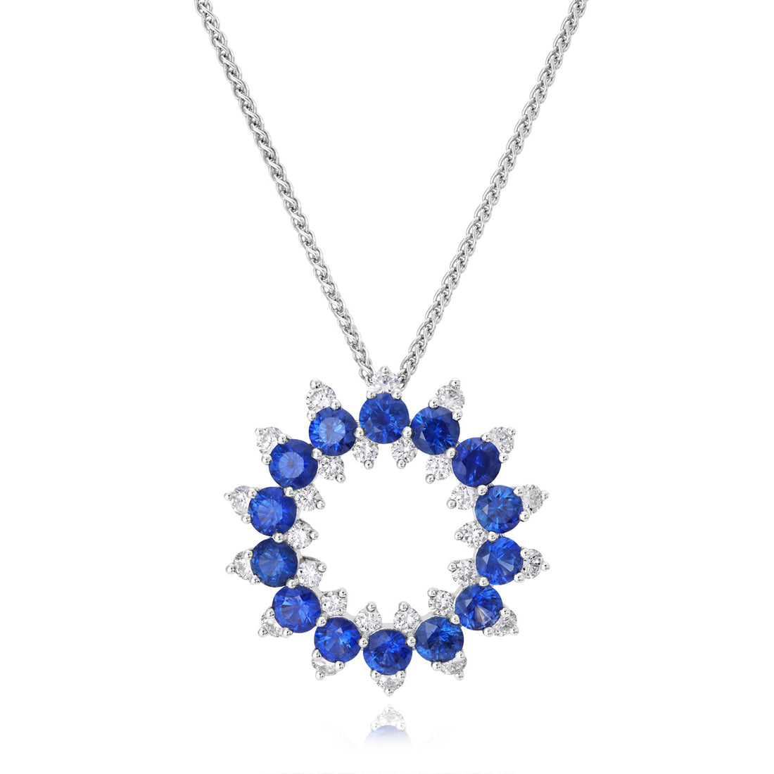 Sapphire and Diamond Pendant