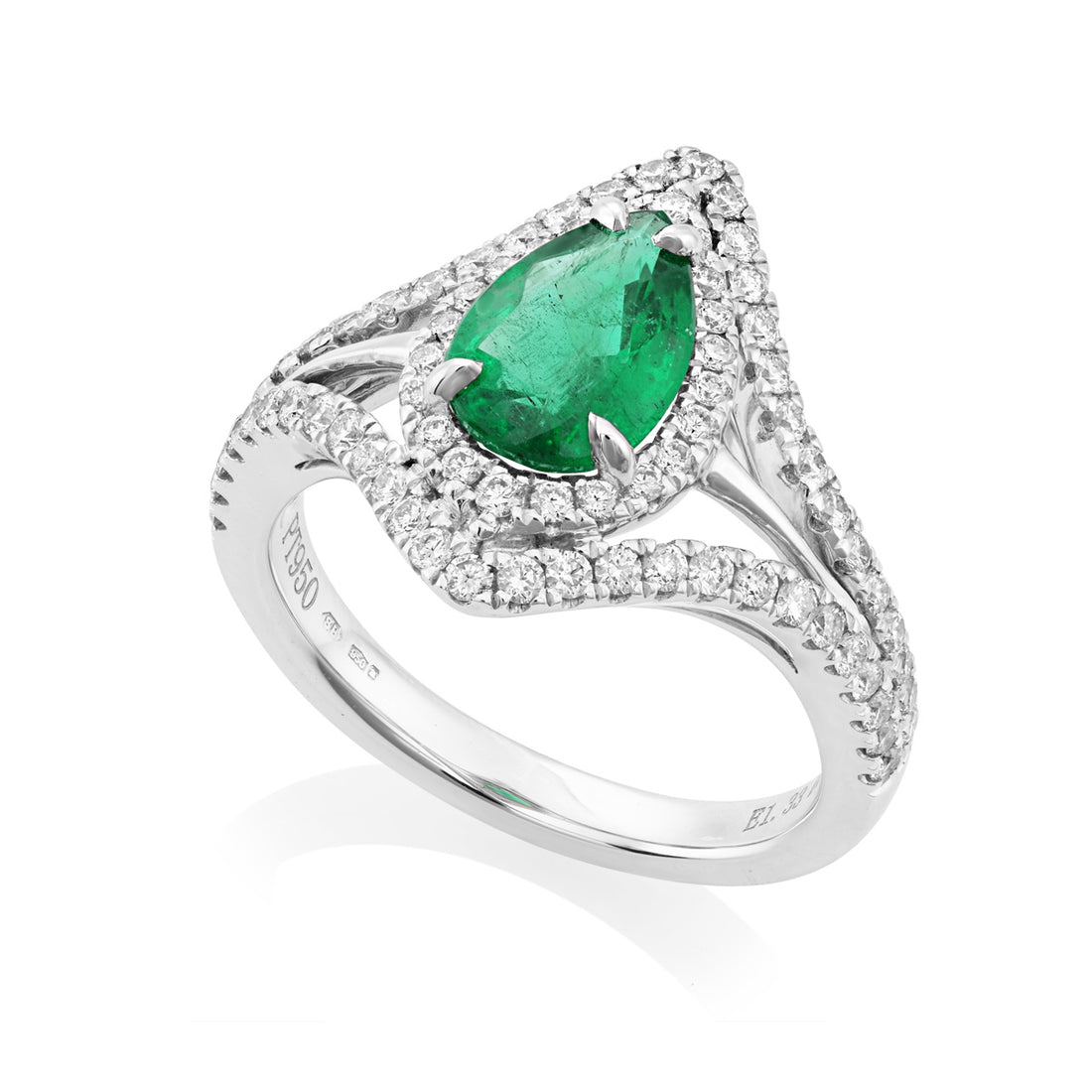 Emerald and Diamond Ring