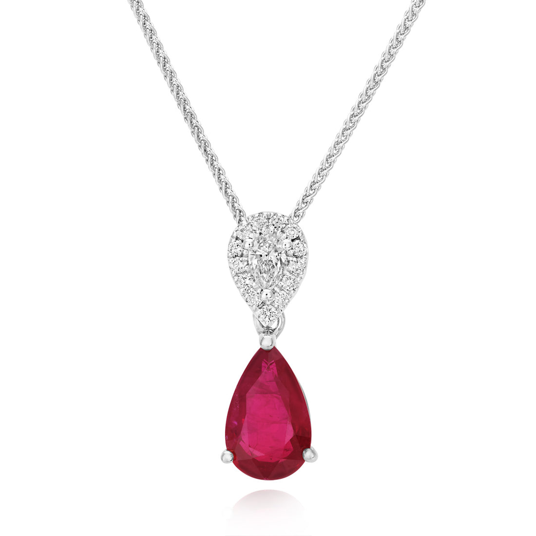 Ruby and Diamond Necklace