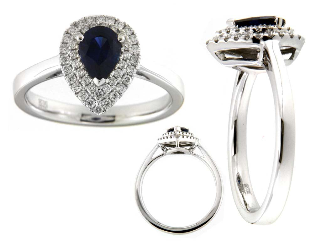 Sapphire and Diamond Ring