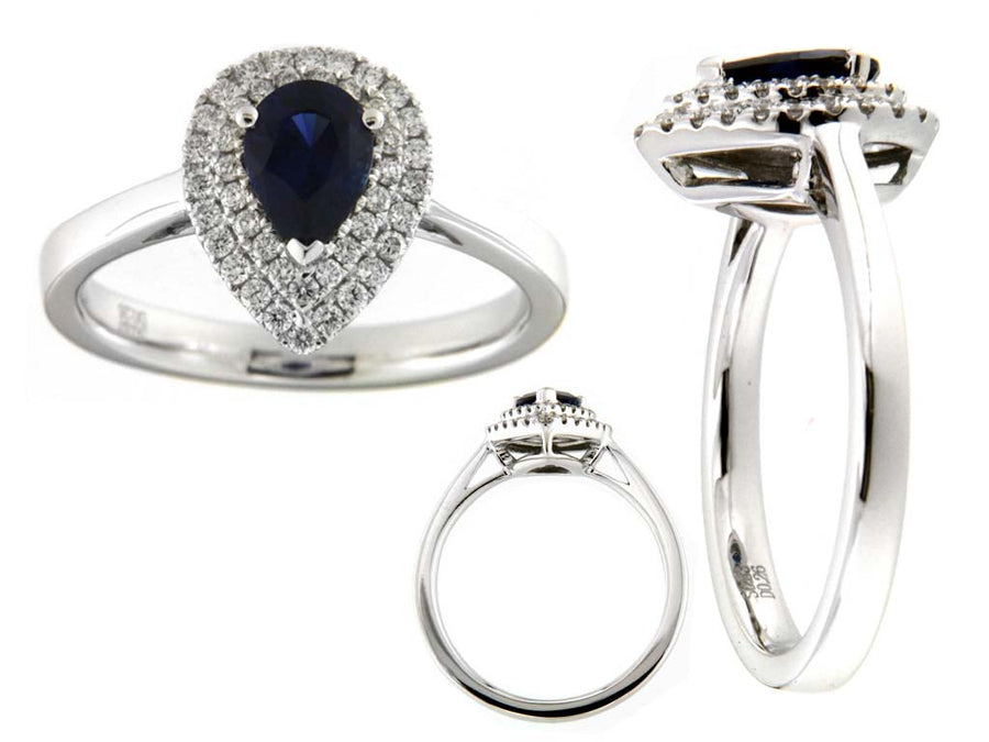 Sapphire and Diamond Ring