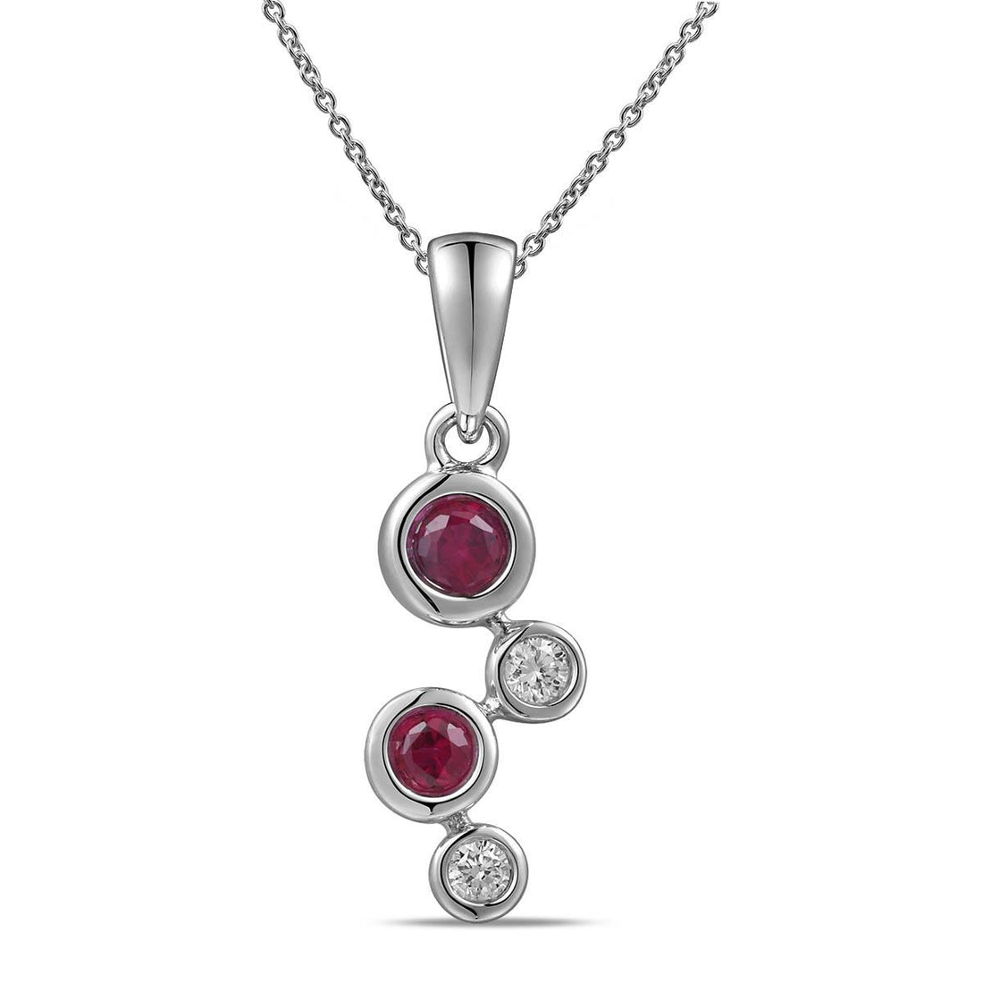 Ruby and Diamond Pendant