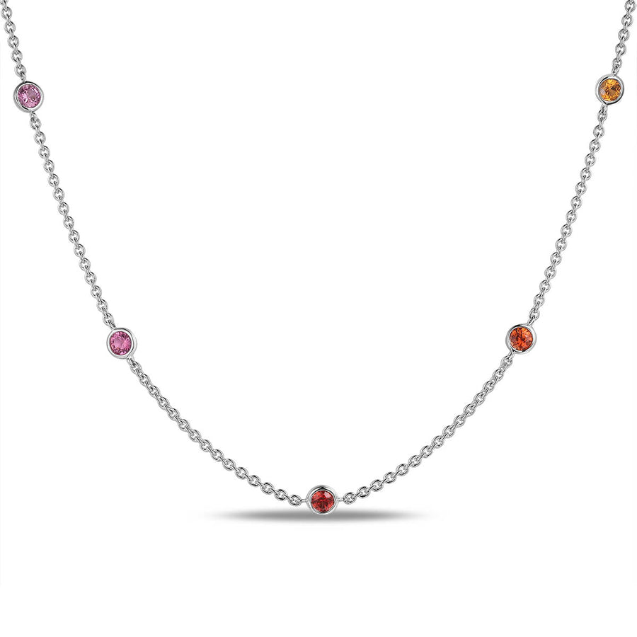Fancy Sapphire Necklace