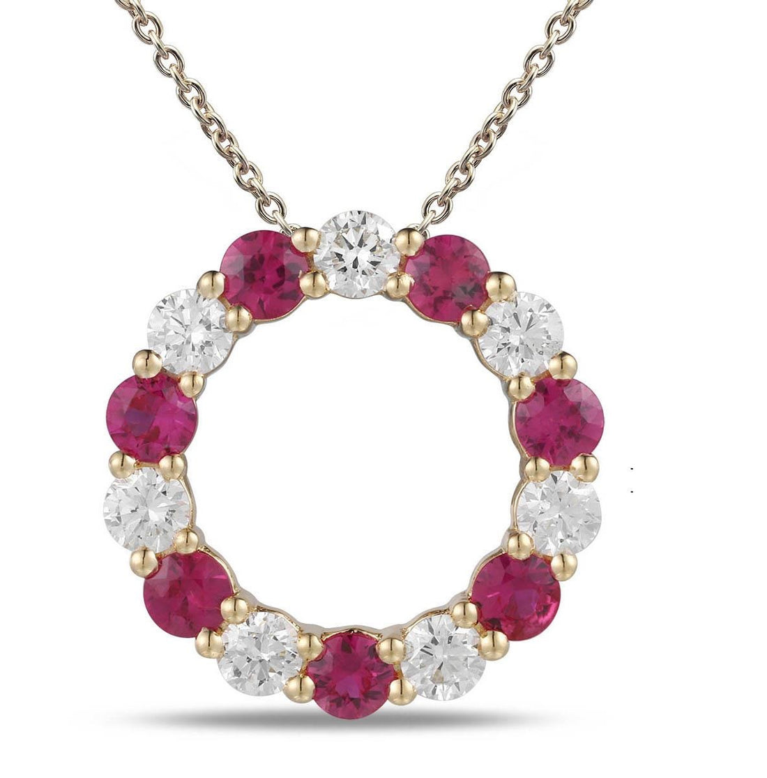 Ruby and Diamond Pendant