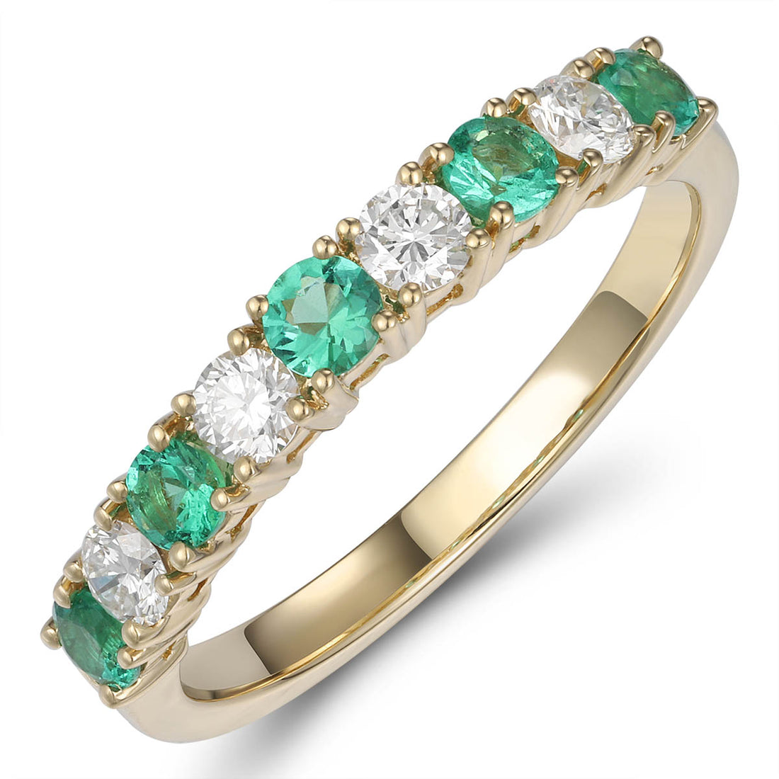 Emerald and Diamond Ring