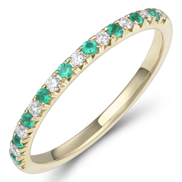 Emerald and Diamond Ring