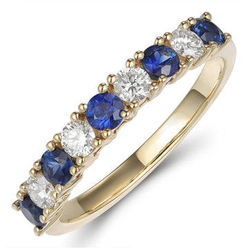 Sapphire and Diamond Ring