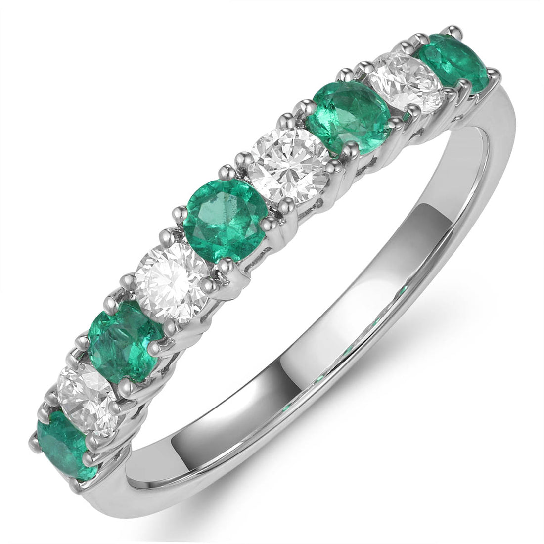 Emerald and Diamond Ring