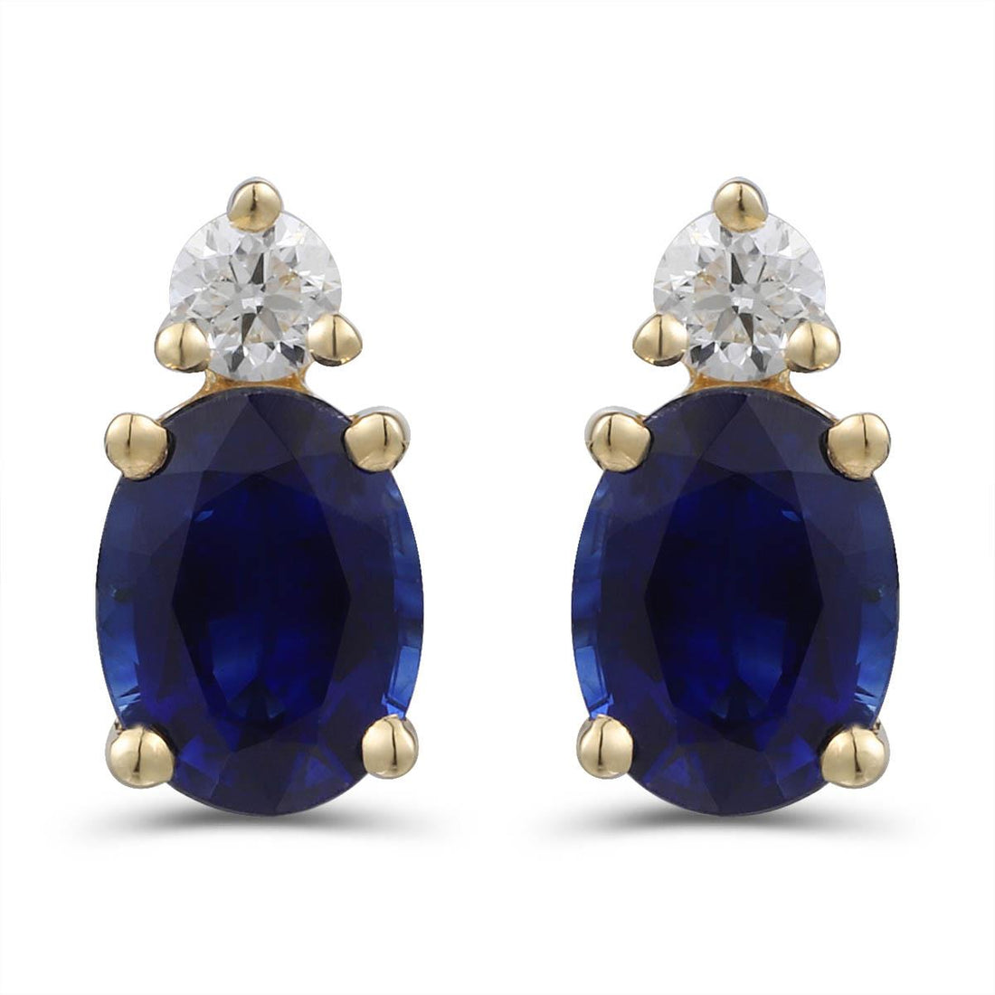Sapphire and Diamond Earrings