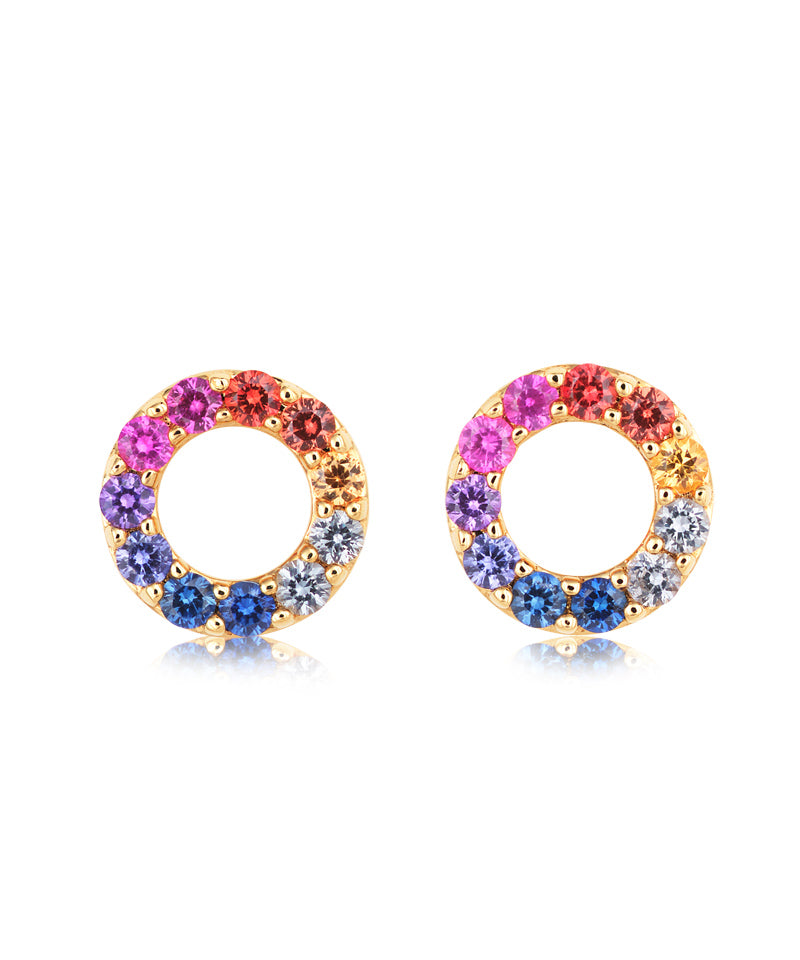 Fancy Sapphire Earrings