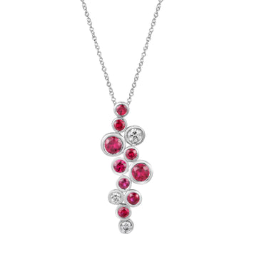 Ruby and Diamond Pendant