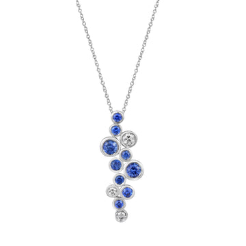 Sapphire and Diamond Pendant