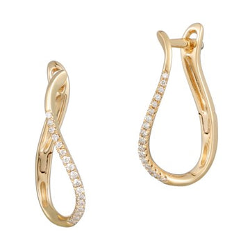 Diamond Hoop Earrings