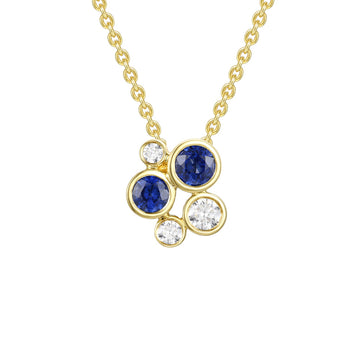 Sapphire and Diamond Pendant