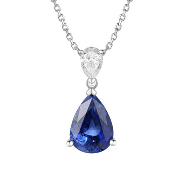 Sapphire and Diamond Pendant