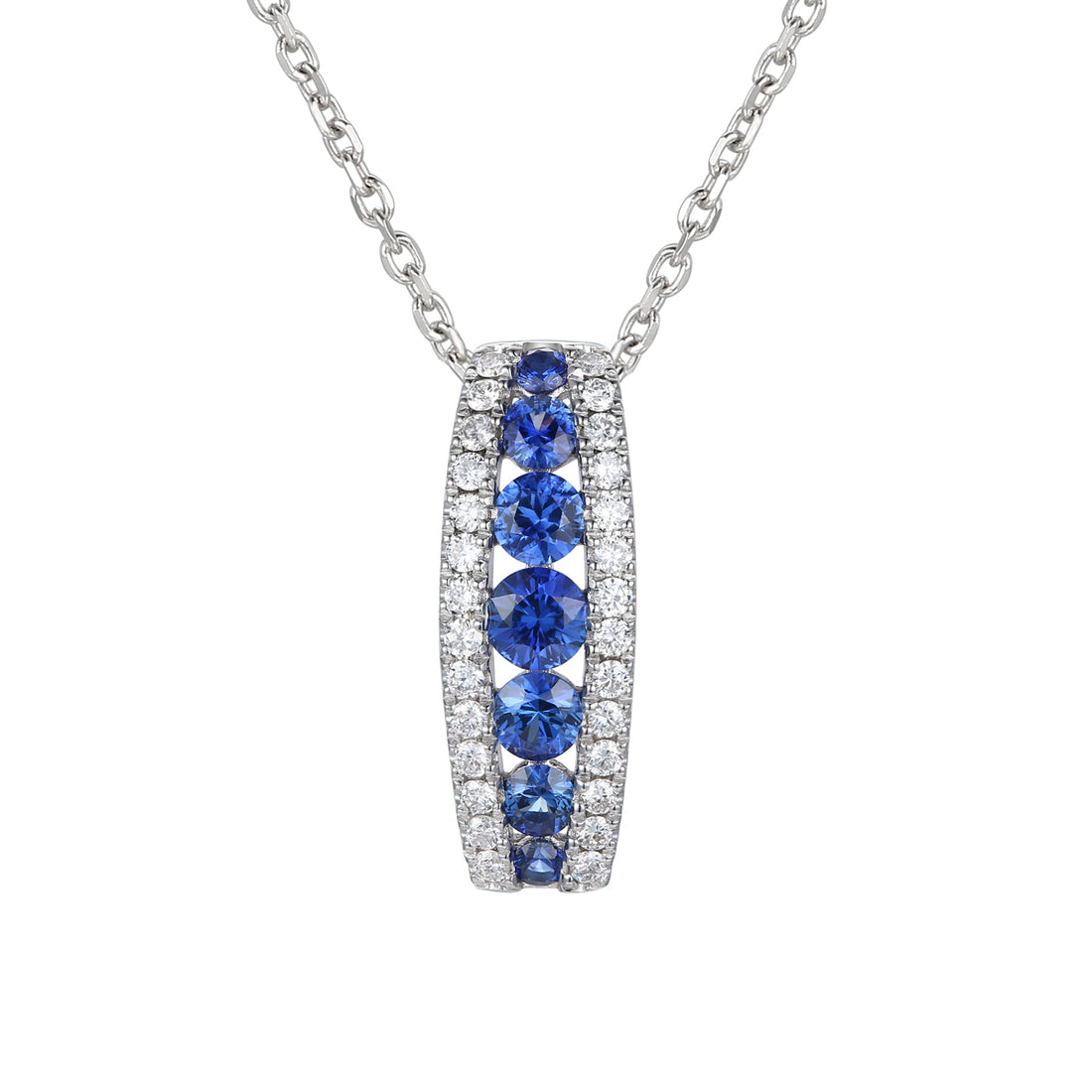 Sapphire and Diamond Pendant