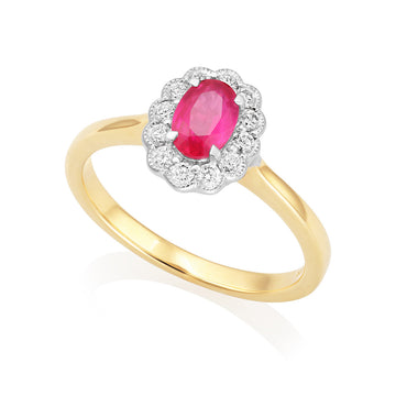 Ruby and Diamond Ring