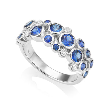 Sapphire and Diamond Ring