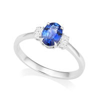 Sapphire and Diamond Ring