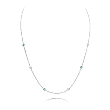 Emerald and Diamond Necklace