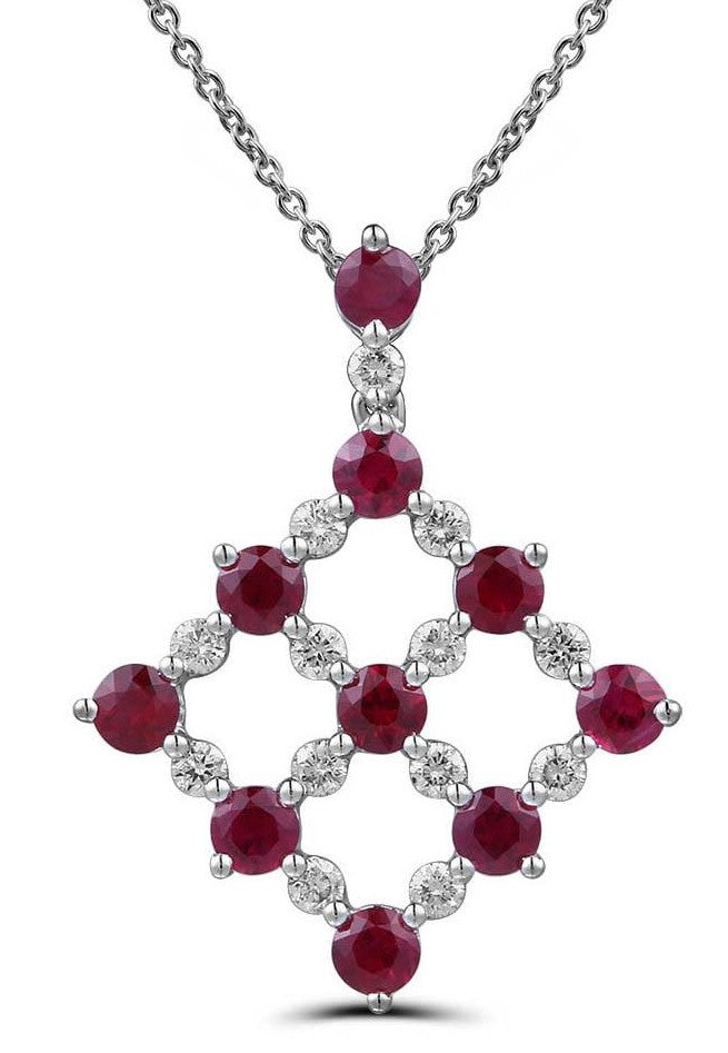 Ruby and Diamond Pendant