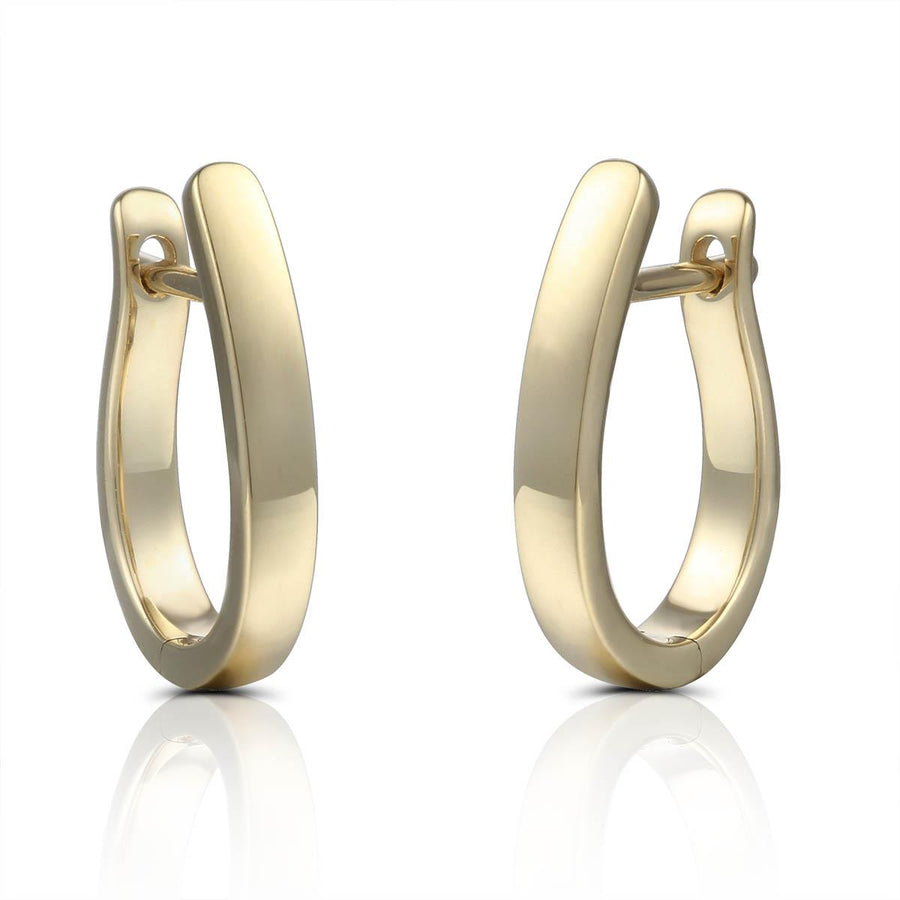 Yellow Gold Hoop Earrings