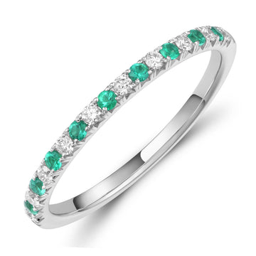 Emerald and Diamond Ring