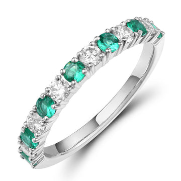 Emerald and Diamond Ring