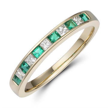 Emerald and Diamond Ring